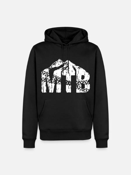 MTB - Männer Premium Bio Hoodie - Schwarz