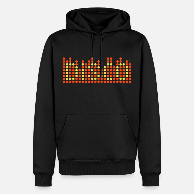 disco 2c equalizer FR - Sweat à capuche Premium bio Homme - noir