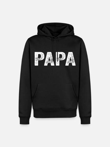 Dad Dad Dad Gift - Men’s Premium Organic Hoodie - black
