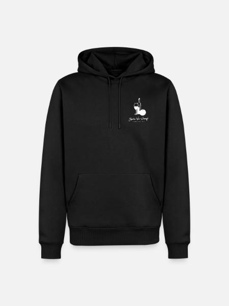 Boule Vin Group Obermutschelbach - Männer Premium Bio Hoodie - Schwarz