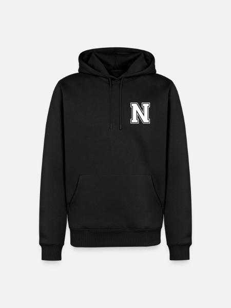 n - Men’s Premium Organic Hoodie - black