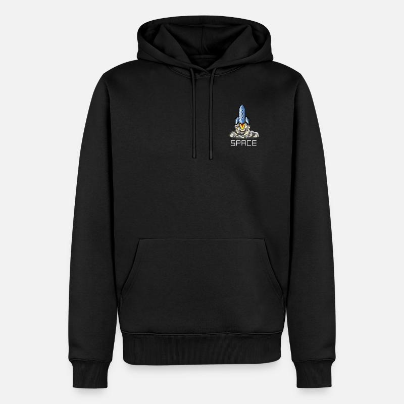 Space Flight - Sweat à capuche Premium bio Homme - noir