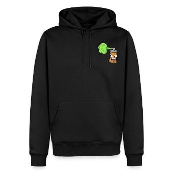 Graffiti Sprayer Spraydose Street Art Künstler - Männer Premium Bio Hoodie - Schwarz - Vorne - Nico (187cm)