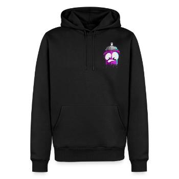 Graffiti Sprüchlack Street Art Sprayer Geschenk - Männer Premium Bio Hoodie - Schwarz - Vorne - Nico (187cm)