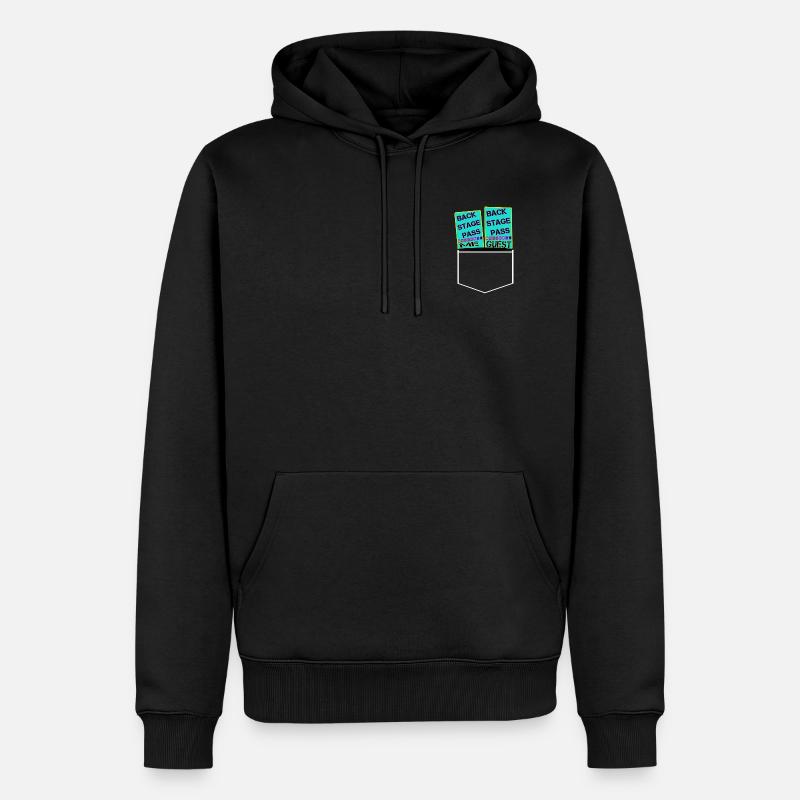  Gästepass  - Männer Premium Bio Hoodie - Schwarz