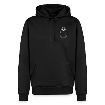 Pingouin - Sweat à capuche Premium bio Homme - noir - Devant - Nico (187cm)