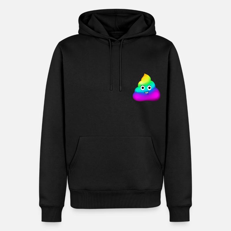 Merde de poche - Sweat à capuche Premium bio Homme - noir