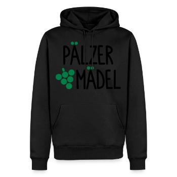 Pälzer Mädel - Sweat à capuche Premium bio Homme - noir - Devant - Nico (187cm)
