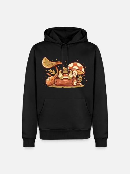 Fall Frog - Men’s Premium Organic Hoodie - black