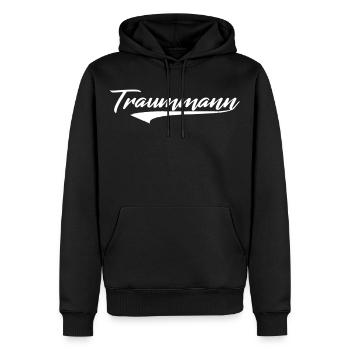 traummann schatz kosename hasi liebe - Männer Premium Bio Hoodie - Schwarz - Vorne - Nico (187cm)