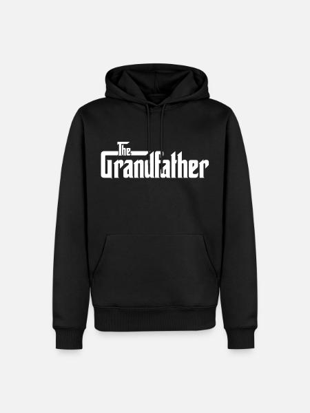 World es Greatest Grandpa T-Shirt - The Grandfather - Männer Premium Bio Hoodie - Schwarz