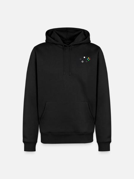 Game-Controller - Männer Premium Bio Hoodie - Schwarz