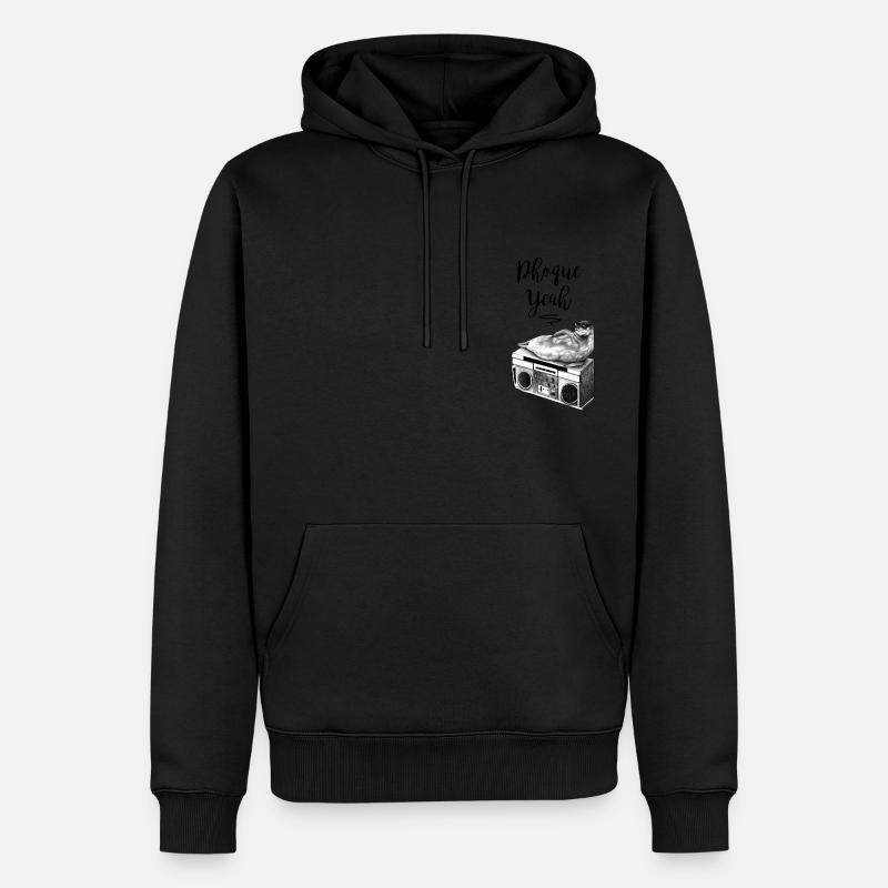 Phoque Yeah - Sweat à capuche Premium bio Homme - noir