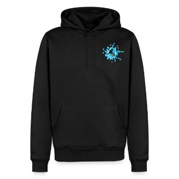 stunt scooter - Männer Premium Bio Hoodie - Schwarz - Vorne - Nico (187cm)