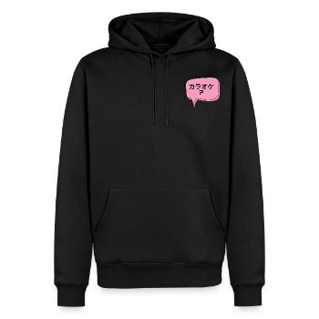 Karaoke? Japanese - Men’s Premium Organic Hoodie - black - Front - Nico (187cm)