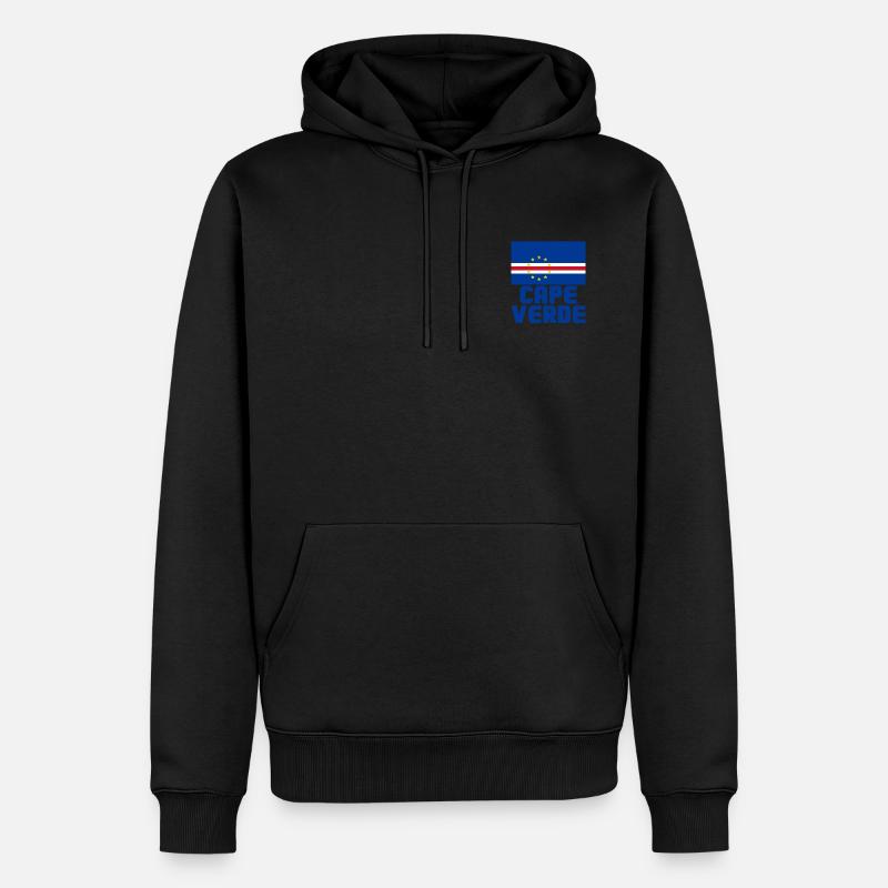 Cap-Vert - Sweat à capuche Premium bio Homme - noir
