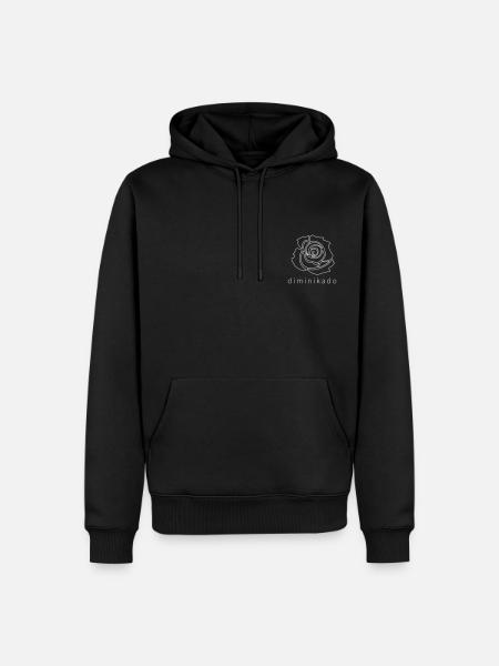 diminikado - Männer Premium Bio Hoodie - Schwarz