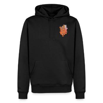 Manga Animes - Design Animes Manga Asie - Sweat à capuche Premium bio Homme - noir - Devant - Nico (187cm)