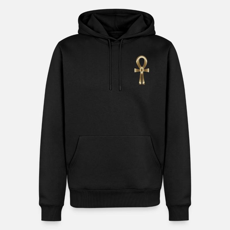 Tous ensembles - Sweat à capuche Premium bio Homme - noir