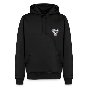 Kawaii Koala! Schau, was für ein Schatz - Männer Premium Bio Hoodie - Schwarz - Vorne - Nico (187cm)