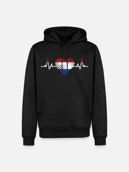 Netherlands - Men’s Premium Organic Hoodie - black