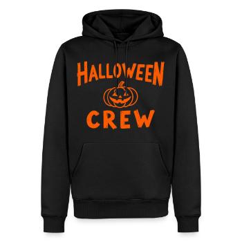 Équipe d’Halloween Pumpkin Head Troop - Sweat à capuche Premium bio Homme - noir - Devant - Nico (187cm)