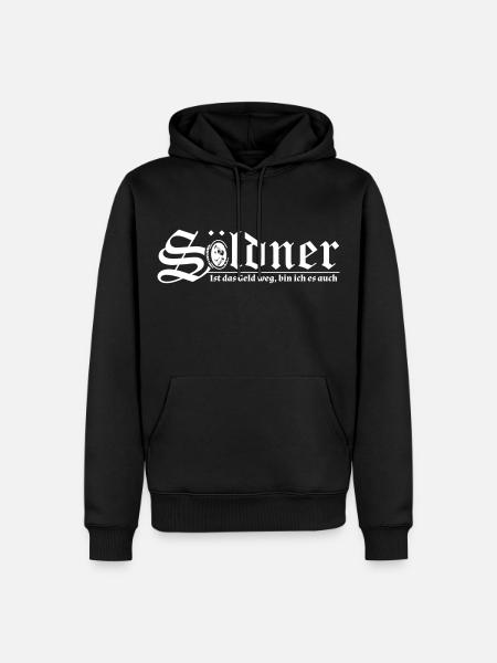 Rollenspiel Charakter Söldner Krieger - Männer Premium Bio Hoodie - Schwarz