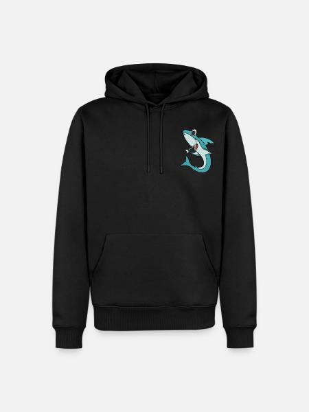 More than a bite to taste - Men’s Premium Organic Hoodie - black