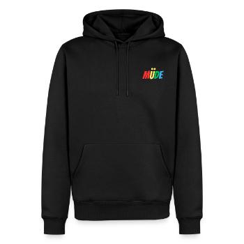 Einfach Müde Chillen Schlafen lustiges Geschenk - Männer Premium Bio Hoodie - Schwarz - Vorne - Nico (187cm)
