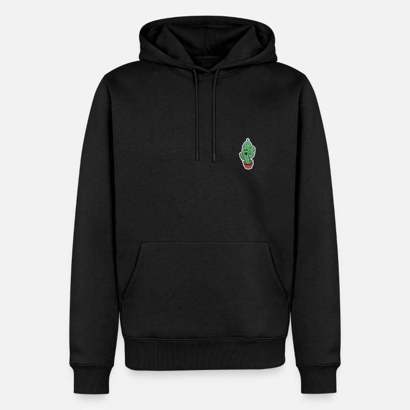 Cactus Party - Sweat à capuche Premium bio Homme - noir