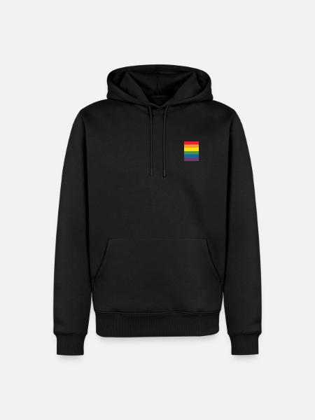 Just Pride & Proud - Men’s Premium Organic Hoodie - black