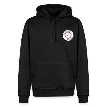 It's Cuddle O Clock - Men’s Premium Organic Hoodie - black - Front - Nico (187cm)