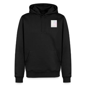 Image instantanée luminous - Sweat à capuche Premium bio Homme - noir - Devant - Nico (187cm)
