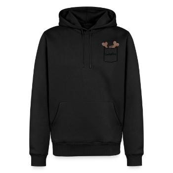 Leckerlies - Männer Premium Bio Hoodie - Schwarz - Vorne - Nico (187cm)