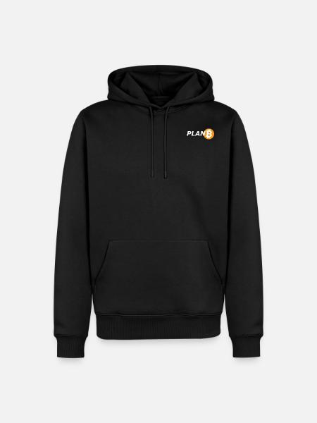 Plan B - Männer Premium Bio Hoodie - Schwarz