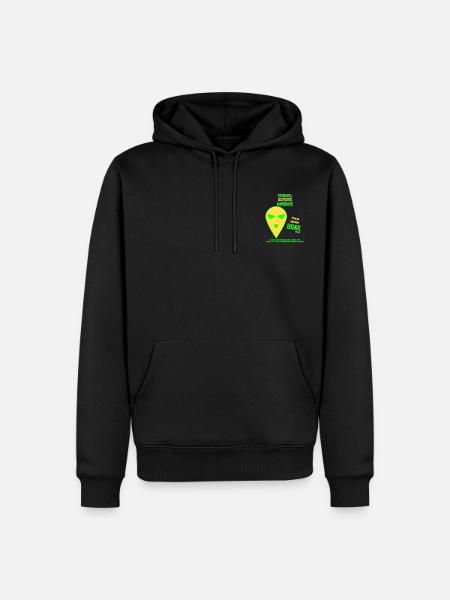 criminal donks love - Men’s Premium Organic Hoodie - black