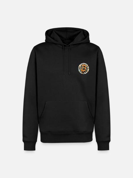 Bitcoin Grafitti - Sweat à capuche Premium bio Homme - noir