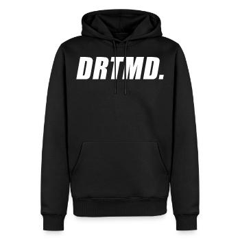 Dortmund - Men’s Premium Organic Hoodie - black - Front - Nico (187cm)
