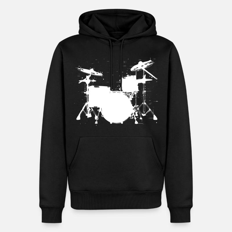 Dessin de pièges - Sweat à capuche Premium bio Homme - noir