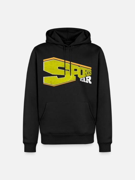 Sports - Sweat à capuche Premium bio Homme - noir