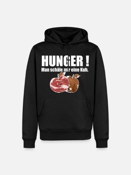 carnassier - Sweat à capuche Premium bio Homme - noir