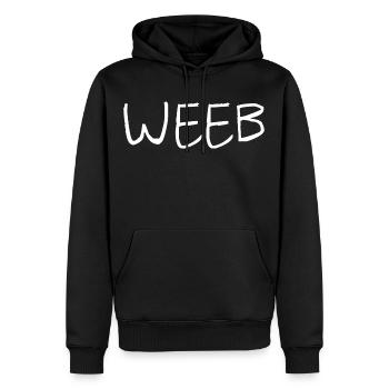 weeb kawaii anime japan manga - Männer Premium Bio Hoodie - Schwarz - Vorne - Nico (187cm)