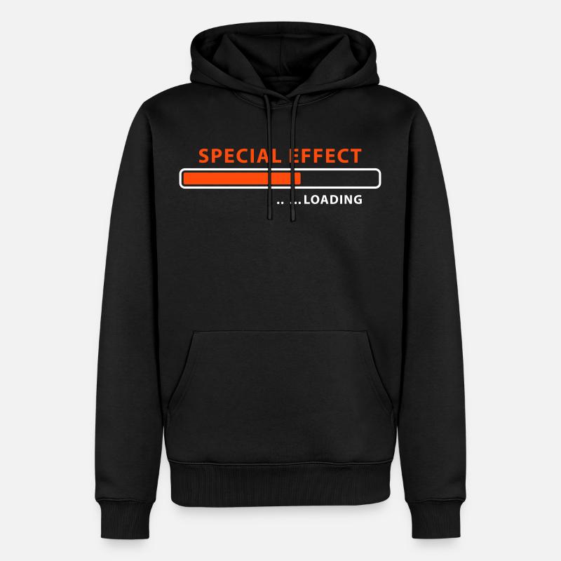 chargement Effet spécial - être patient - Sweat à capuche Premium bio Homme - noir