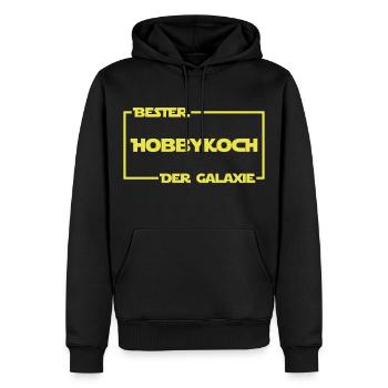 Bester Hobbykoch der Galaxie - Männer Premium Bio Hoodie - Schwarz - Vorne - Nico (187cm)