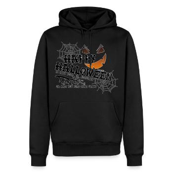 Happy Halloween Ugly - Männer Premium Bio Hoodie - Schwarz - Vorne - Nico (187cm)