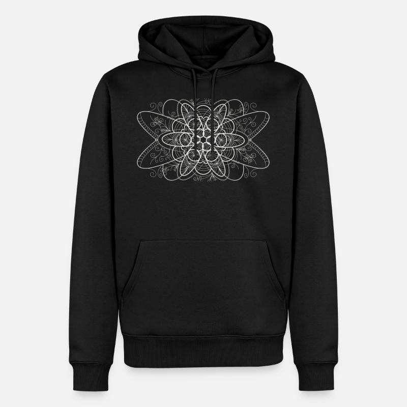 Stammes-giometrie - Männer Premium Bio Hoodie - Schwarz