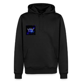 Galaxie - Sweat à capuche Premium bio Homme - noir - Devant - Nico (187cm)