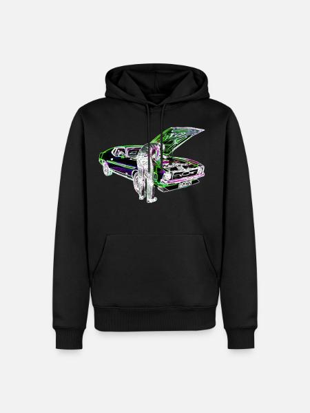 Schrauber Iinvert - Männer Premium Bio Hoodie - Schwarz