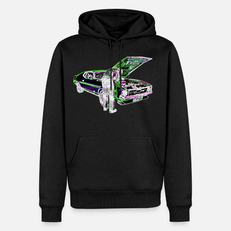Schrauber Iinvert - Männer Premium Bio Hoodie - Schwarz