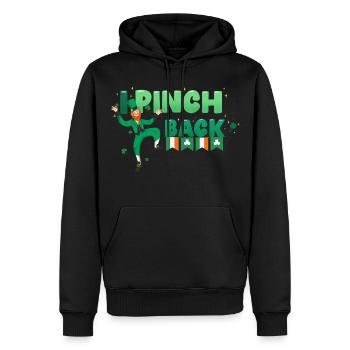 Fröhlichen St Patrick Tag. St. Patrick's Day! - Männer Premium Bio Hoodie - Schwarz - Vorne - Nico (187cm)